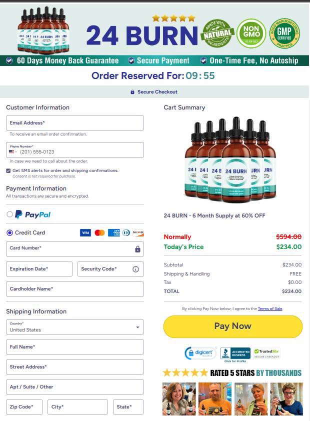 24 Burn - Secure checkout
